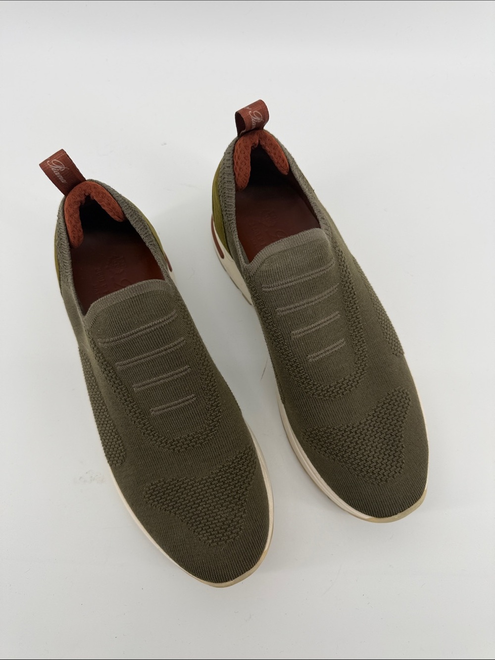 Loro Piana 360 LP Flexy Walk Sneaker in Military Summer 38.5